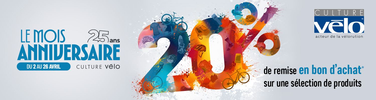 C'est le mois anniversaire chez Culture Vélo