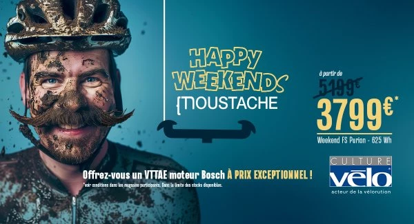 Happy Week-ends avec Moustache 